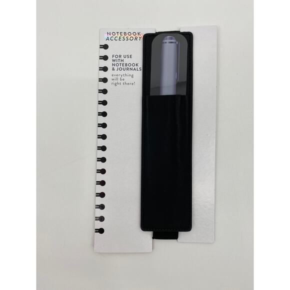 Notebook Accessory Pen Holder for use with Notebooks & Journals NEW Black - Picture 1 of 6